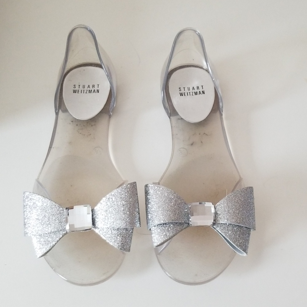 Stuart Weitzman Gemini Clear Jelly